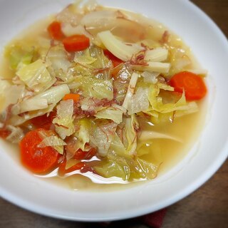 コンビーフ入り野菜スープ
